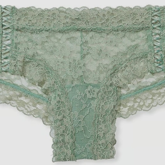 Victoria's Secret Lace Panties - Sage Green - Picture 4 of 4